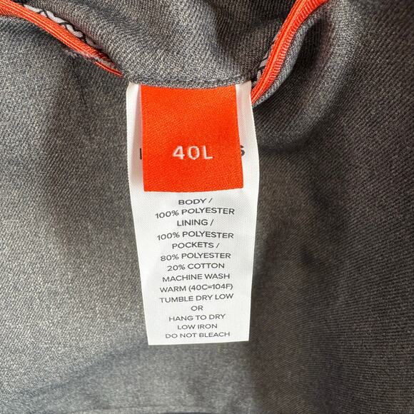 Bluffworks Gramercy Sports Coat Blazer Mens 40L Classic Solid Gray - Picture 6 of 10